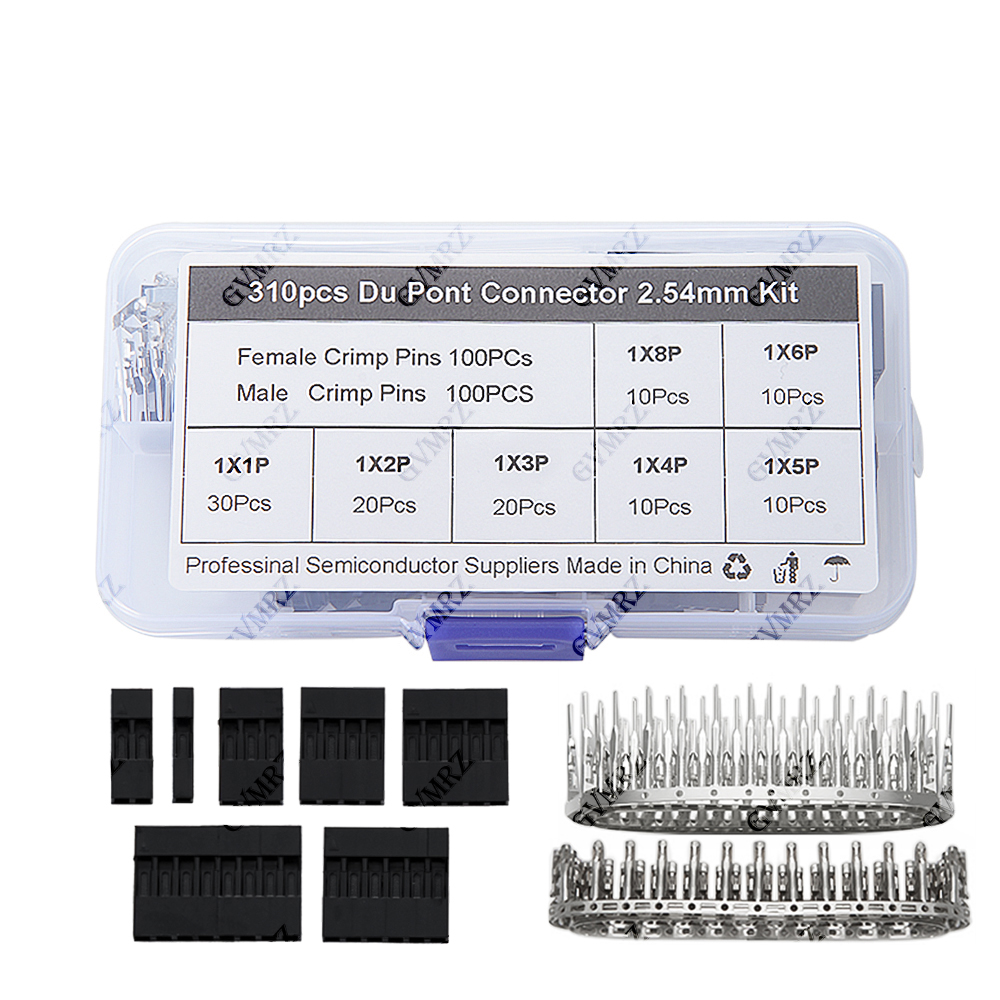 Diy Electronics Storage - 310PCS/BOX 2.54mm Male+Female Dupont Wire Jumper