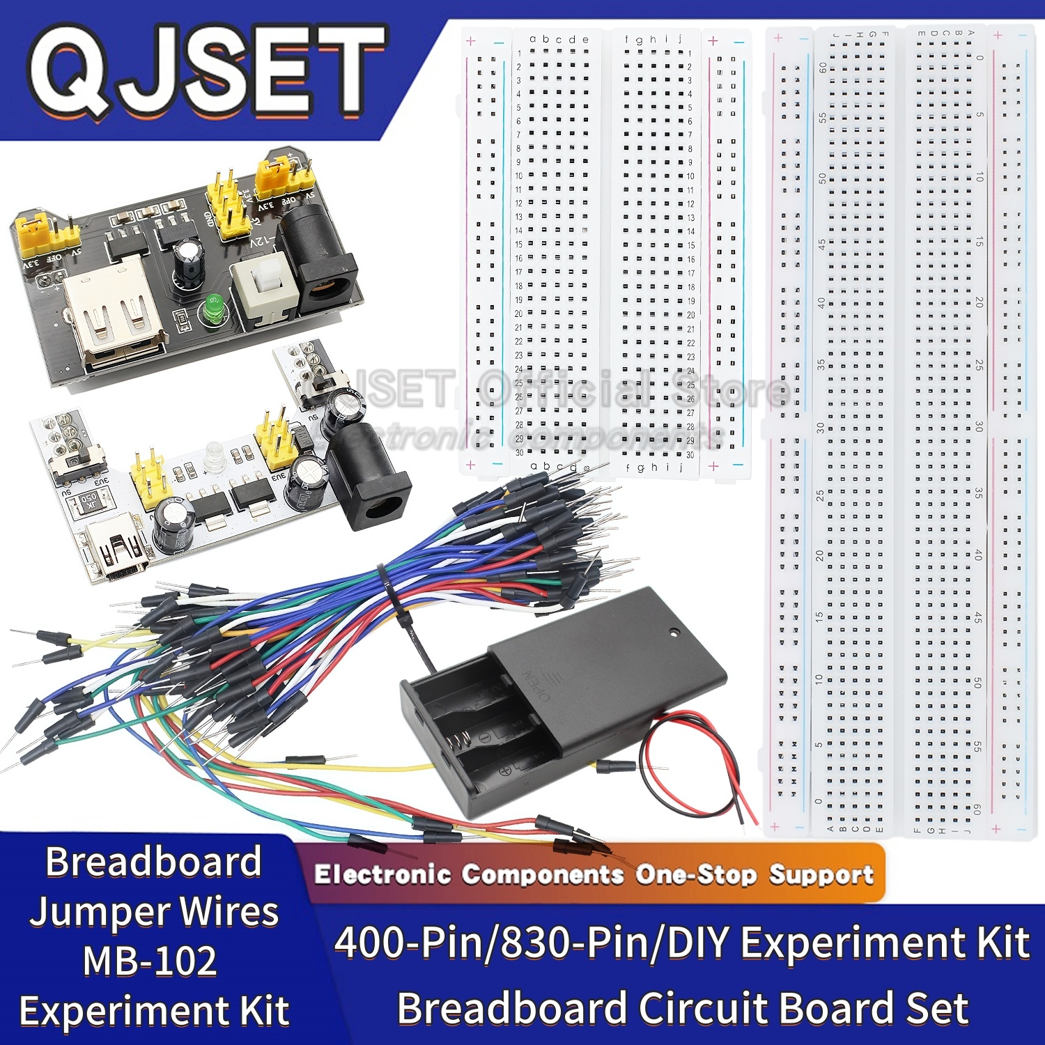 Diy Electronics Breadboard - 400 830-hole Breadboard MB-102 PCB Circuit