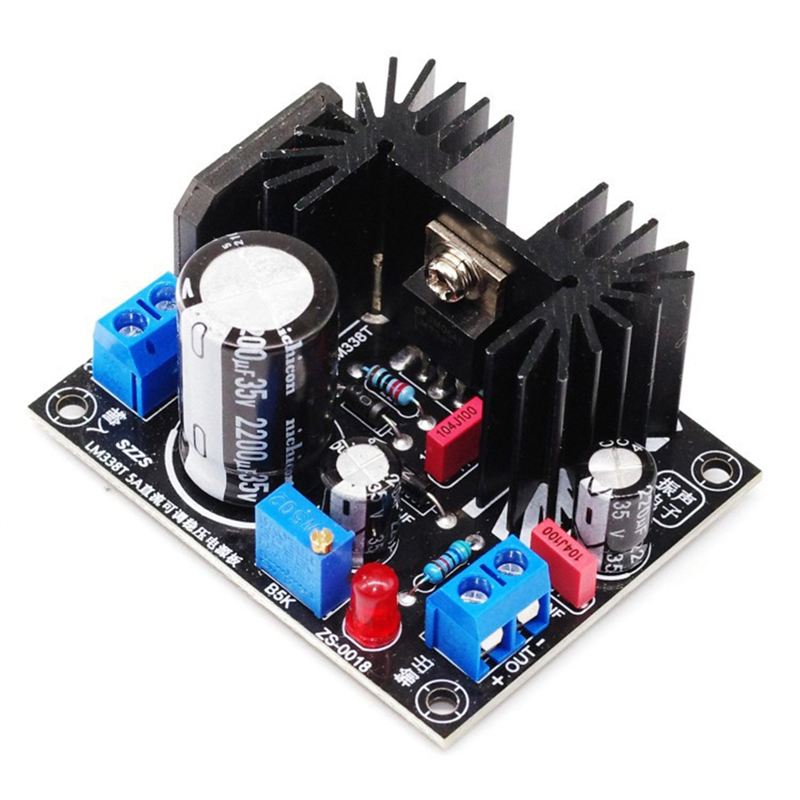 Diy Electronics Filament - ABVO-LM338 5A Adjustable Linear Regulated Power