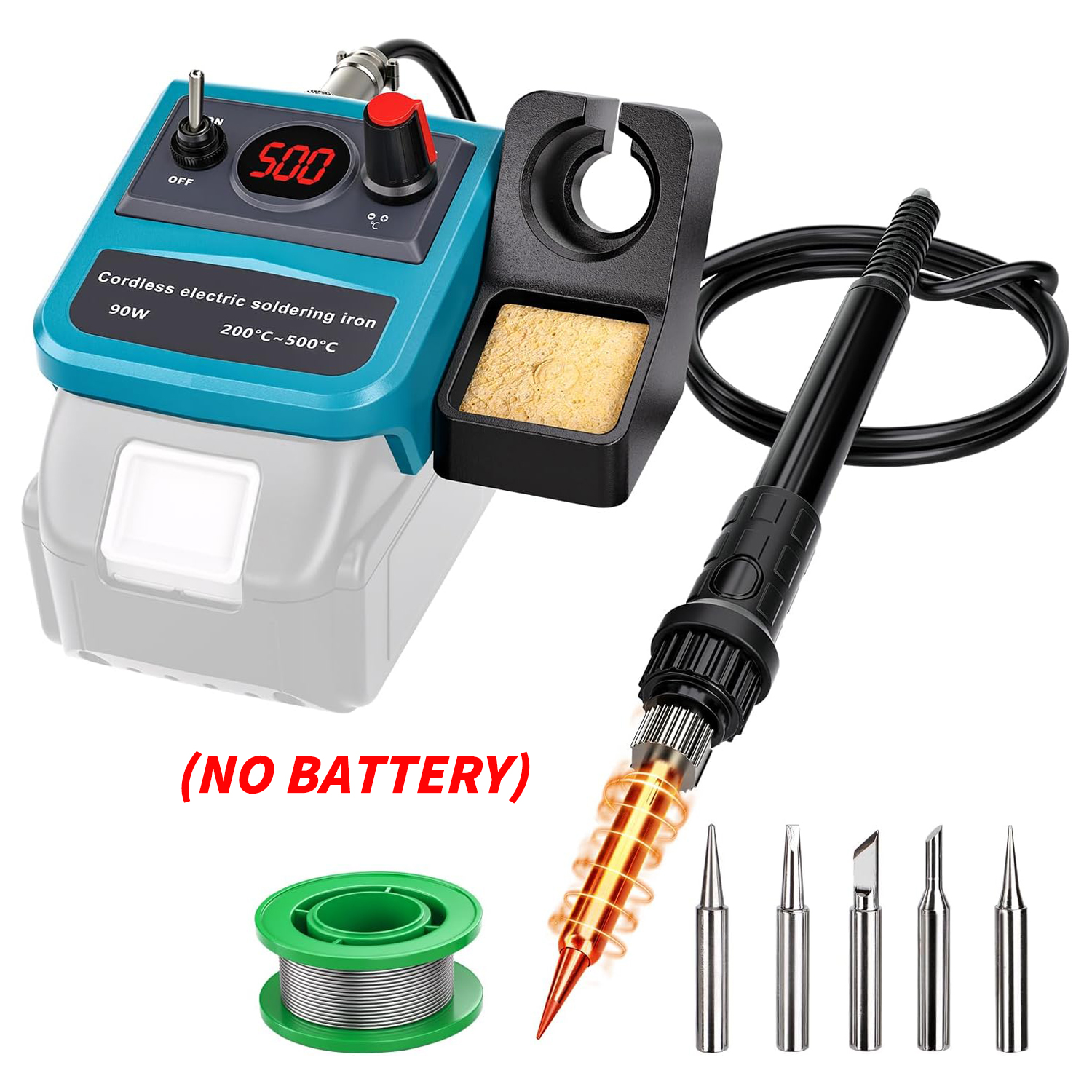 Diy Electronics Storage - 90W LED Digital Cordless Soldering Iron