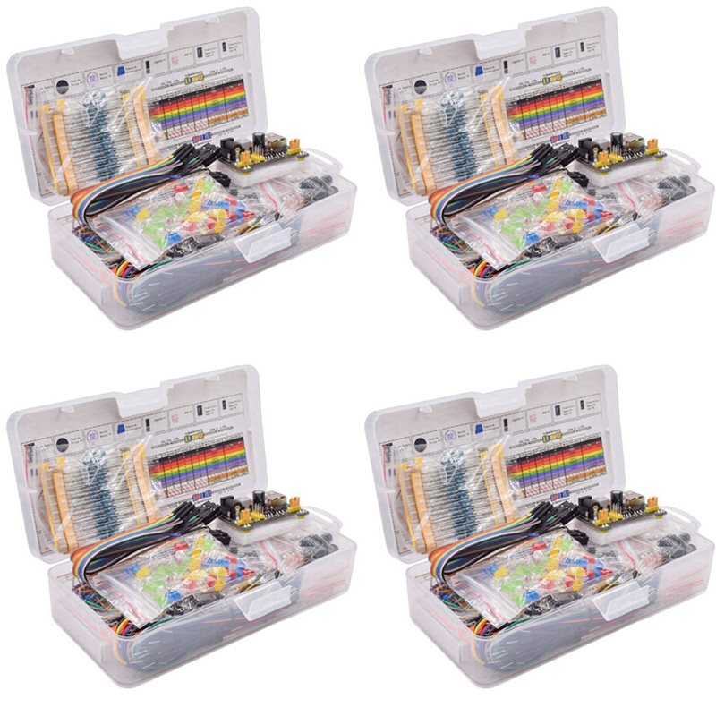 Diy Electronics Breadboard - JABS-4X New Breadboard Set Electronics Component