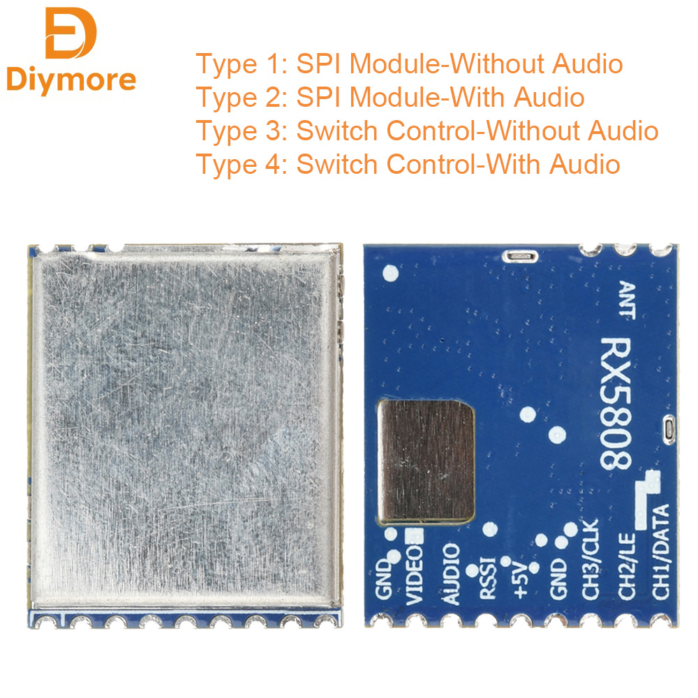 RX5808 4.9G-5.8G Audio Receive - Diy Electronics Videos のレビューと価格