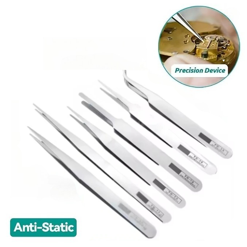 6Pcs Anti-static Stainless Ste - Diy Electronics Repair のレビューと価格