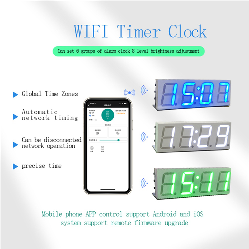 AA84 3X Wifi Time Service Cloc - Diy Electronic Modules のレビューと価格