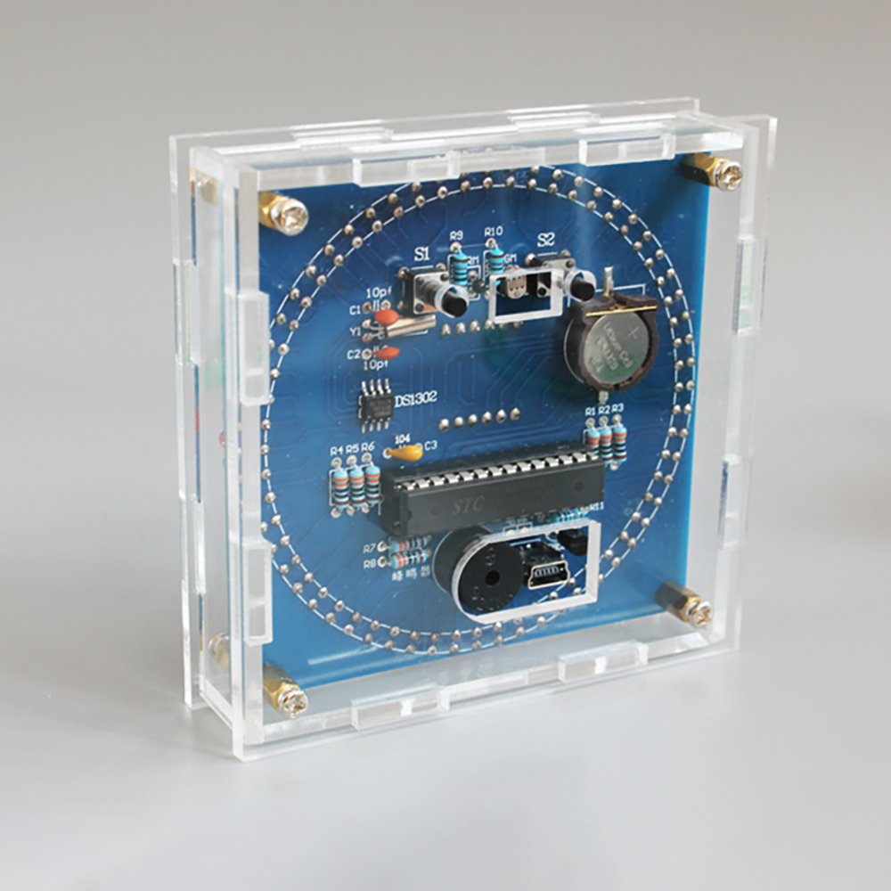 Rotating LED DIY Electronic Cl - Diy Electronics News のレビューと価格