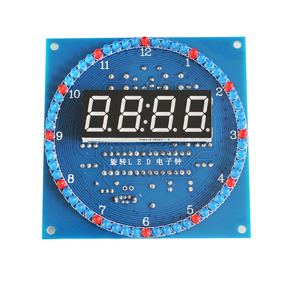 Rotating LED DIY Electronic Cl - Diy Electronics News のレビューと価格