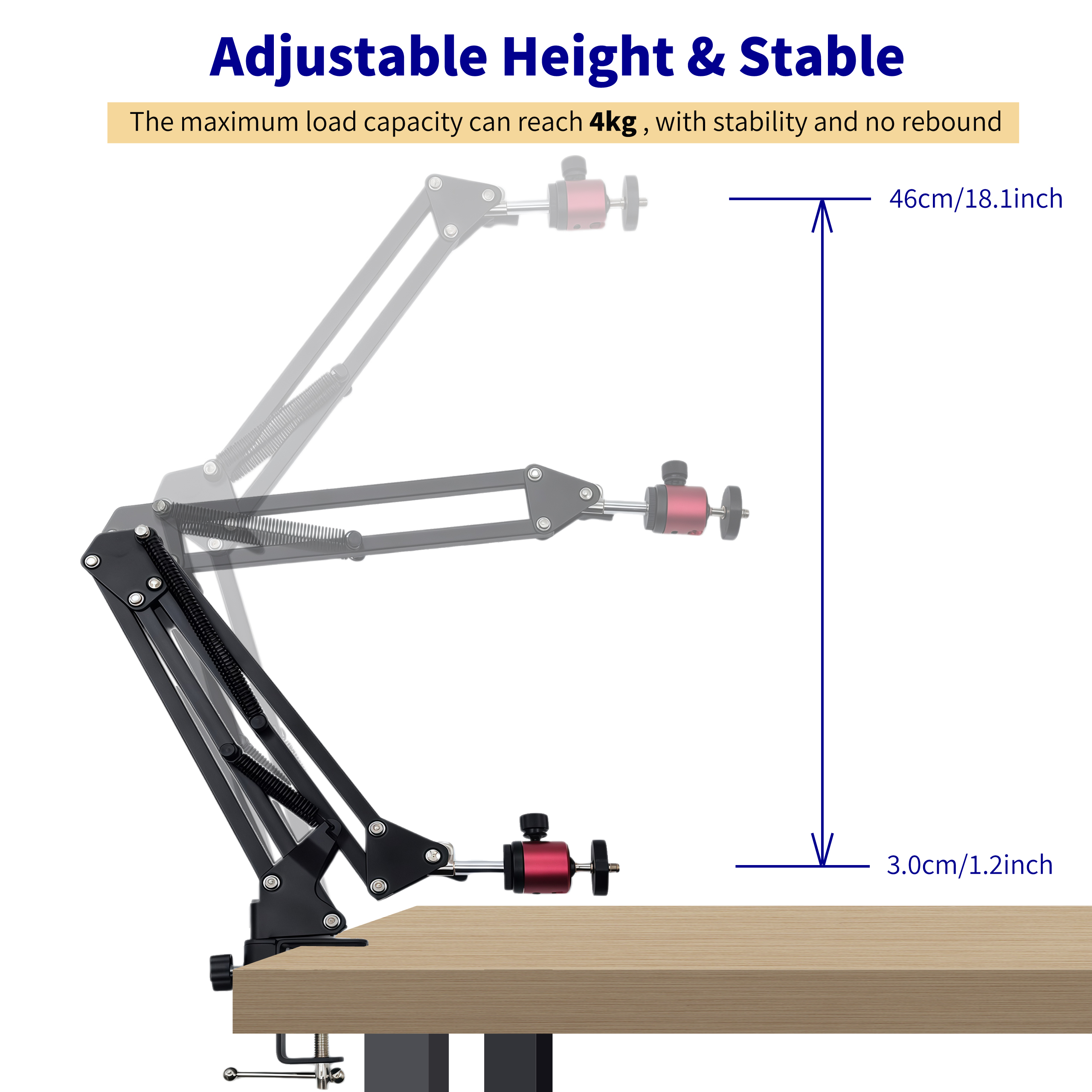 Adjustable Microscope Stand 4k - Diy Electronics Microscope のレビューと価格