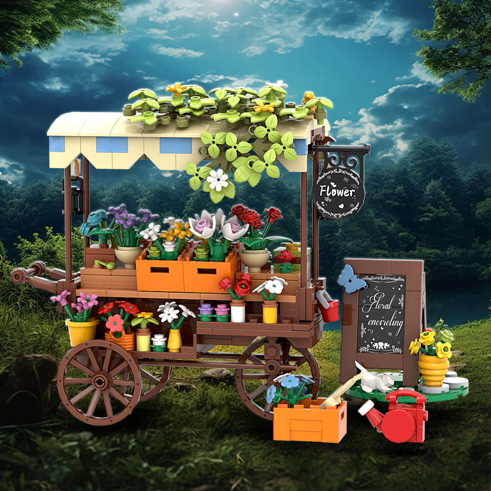 MOC Christmas Themed Flower St - Diy Electronics Market のレビューと価格