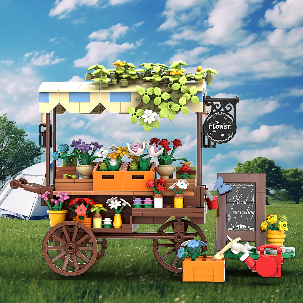 MOC Christmas Themed Flower St - Diy Electronics Market のレビューと価格
