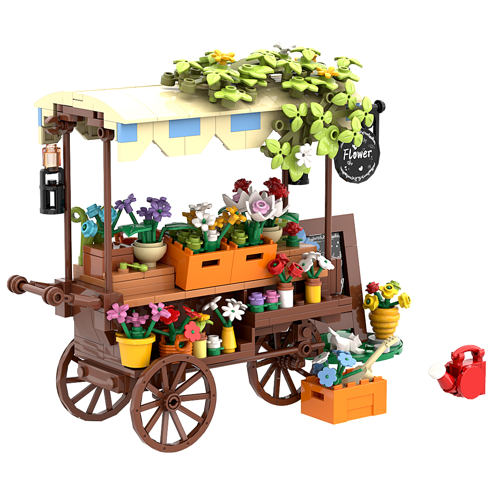 MOC Christmas Themed Flower St - Diy Electronics Market のレビューと価格