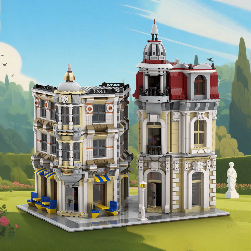 Gobricks MOC Street View Corne - Diy Electronics Market のレビューと価格