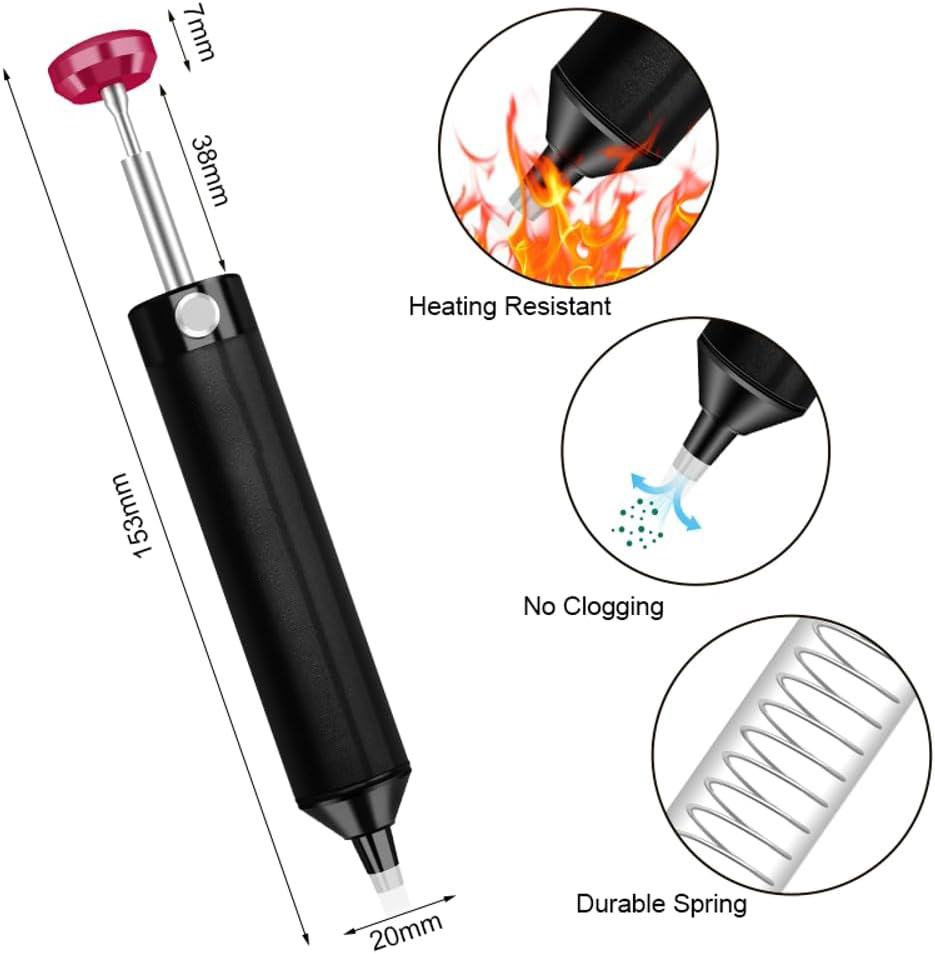 Solder Sucker Tool No Clog, So - Desoldering Pump Solder のレビューと価格