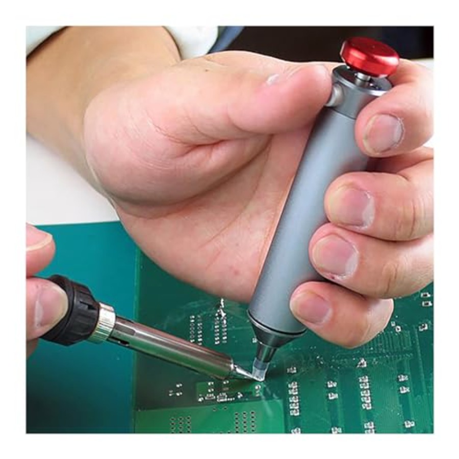 Solder Sucker Device. Made in  - Desoldering Pump Solder のレビューと価格