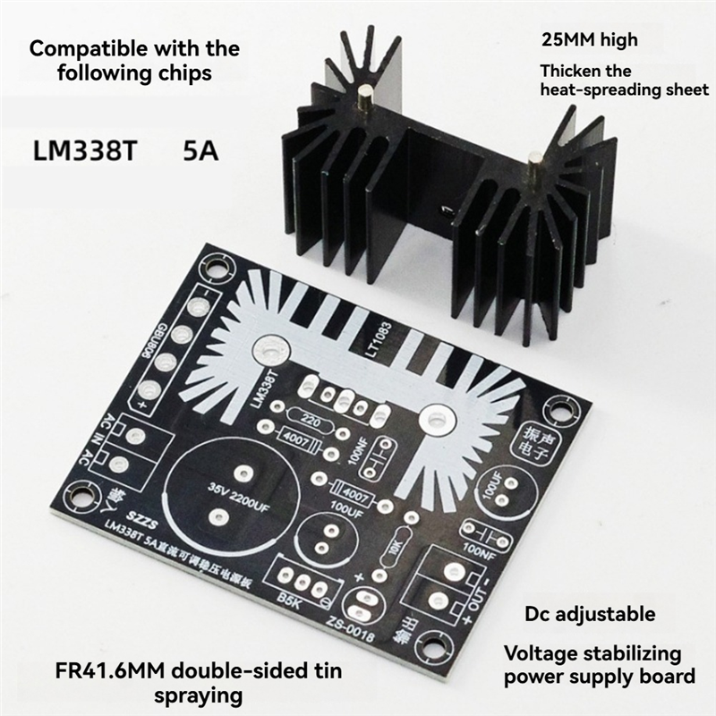 ABZZ-LM338 5A Output Adjustabl - Diy Electronics Filament のレビューと価格