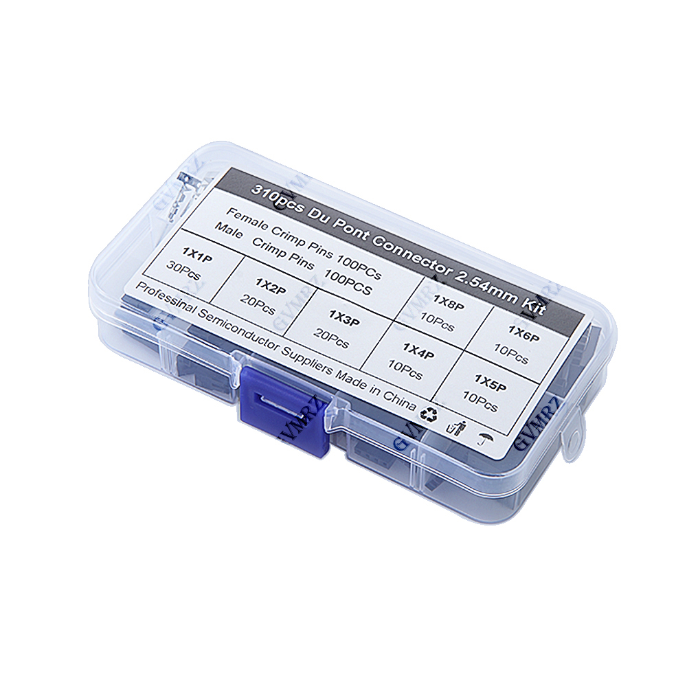 310PCS/BOX 2.54mm Male+Female  - Diy Electronics Storage のレビューと価格