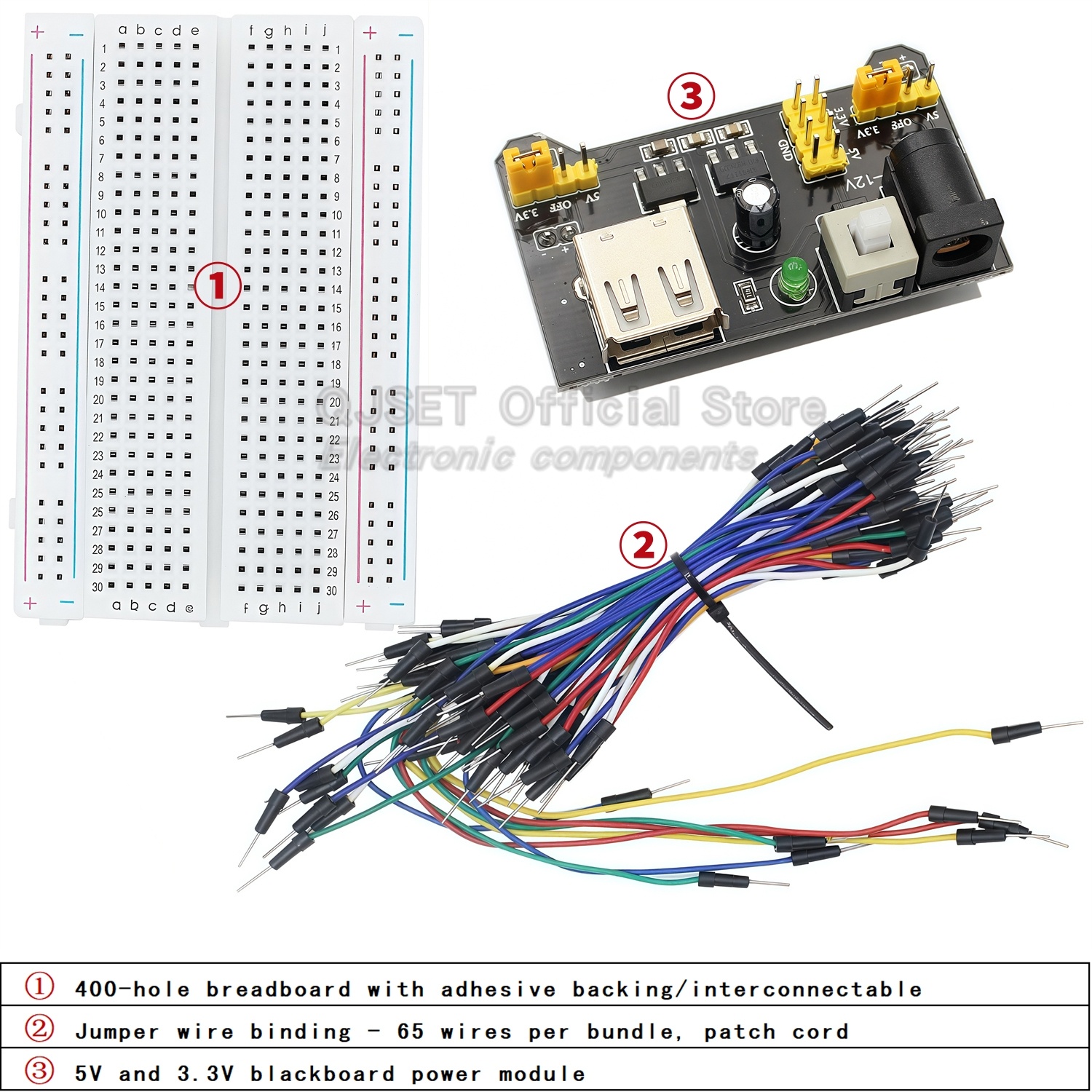 400 830-hole Breadboard MB-102 - Diy Electronics Breadboard のレビューと価格