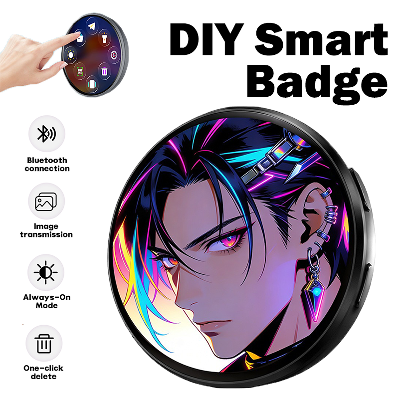 1/2PCS DIY Smart Badge with HD - Diy Electronics Videos のレビューと価格