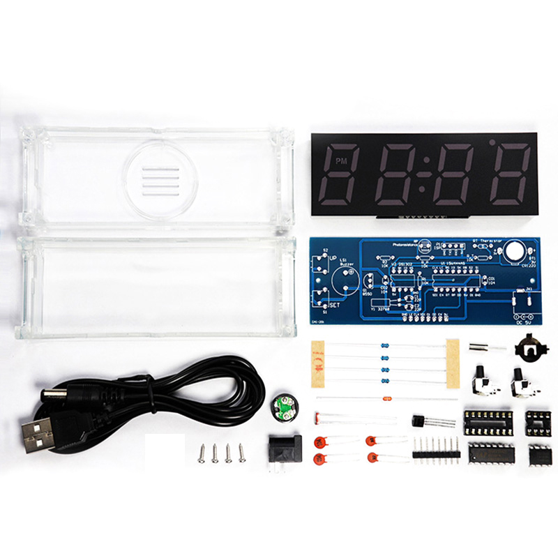 Digital Tube DIY Clock Kit Tem - Diy Box Electronics Mall のレビューと価格