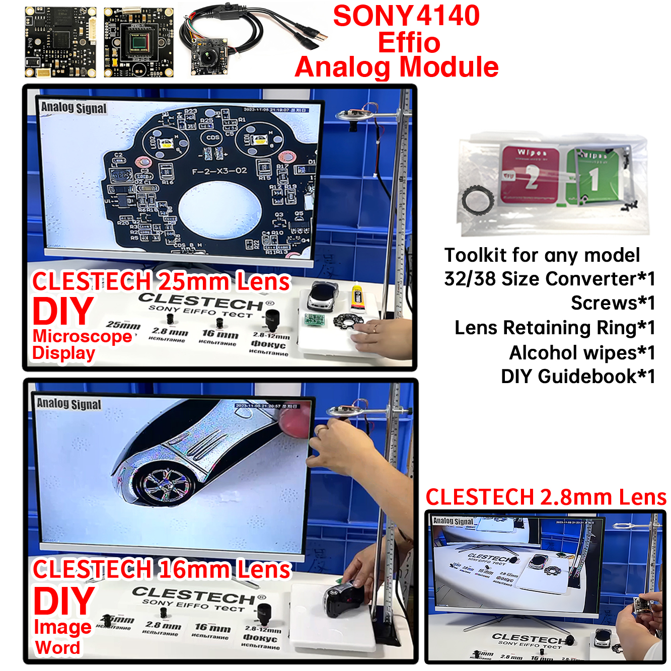 Electronic Amplifier 16mm 25mm - Diy Electronics Microscope のレビューと価格
