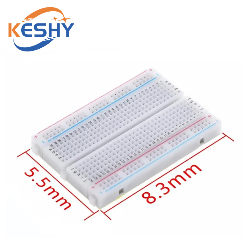 400 Tie Points Solderless PCB  - Diy Electronics Breadboard のレビューと価格