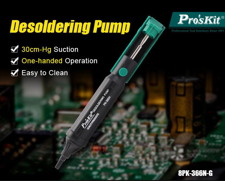 Pro'sKit 100% Original 8PK-366 - Desoldering Pump Solder のレビューと価格