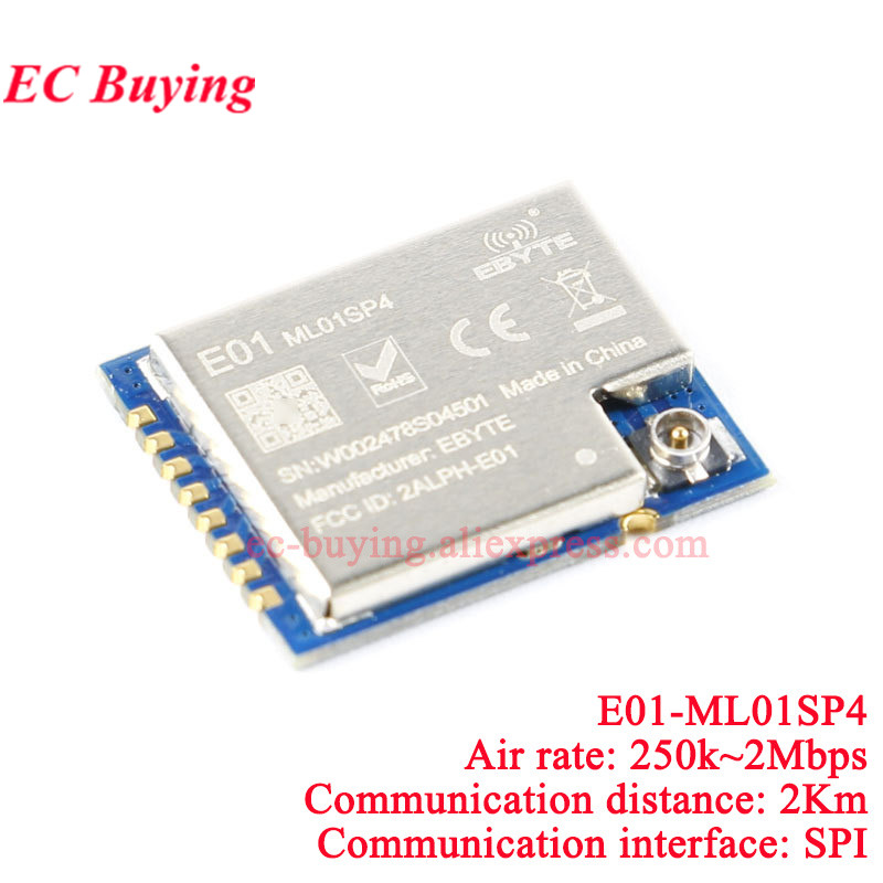 10Pcs/1pc E01-2G4M27SX ML01SP4 - Nrf24L01 Module Wireless のレビューと価格