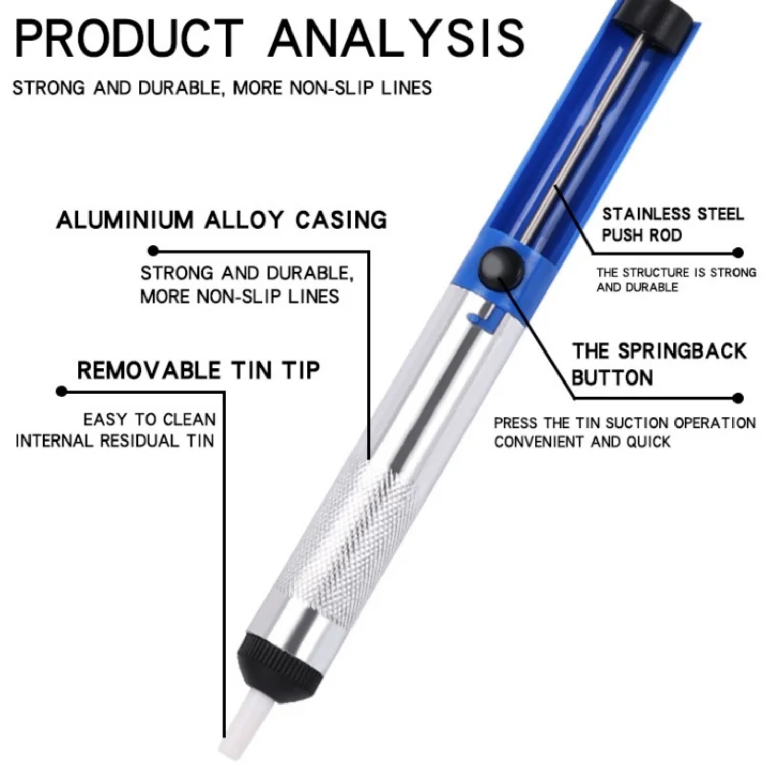 Aluminum Metal Desoldering Pum - Desoldering Pump Solder のレビューと価格
