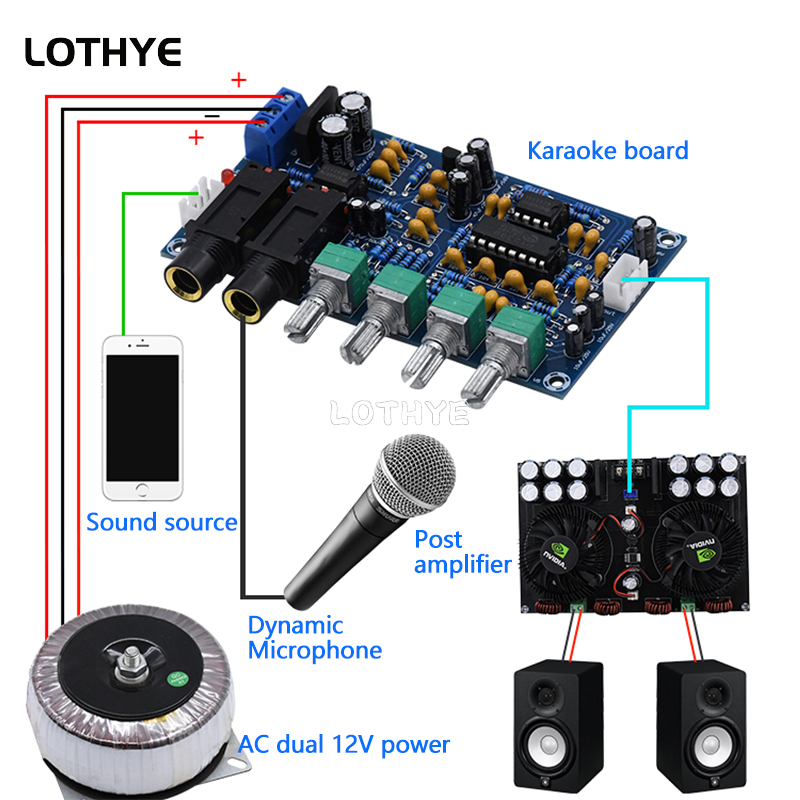 PT2399 Microphone Amplifier Bo - Diy Electronic Modules のレビューと価格