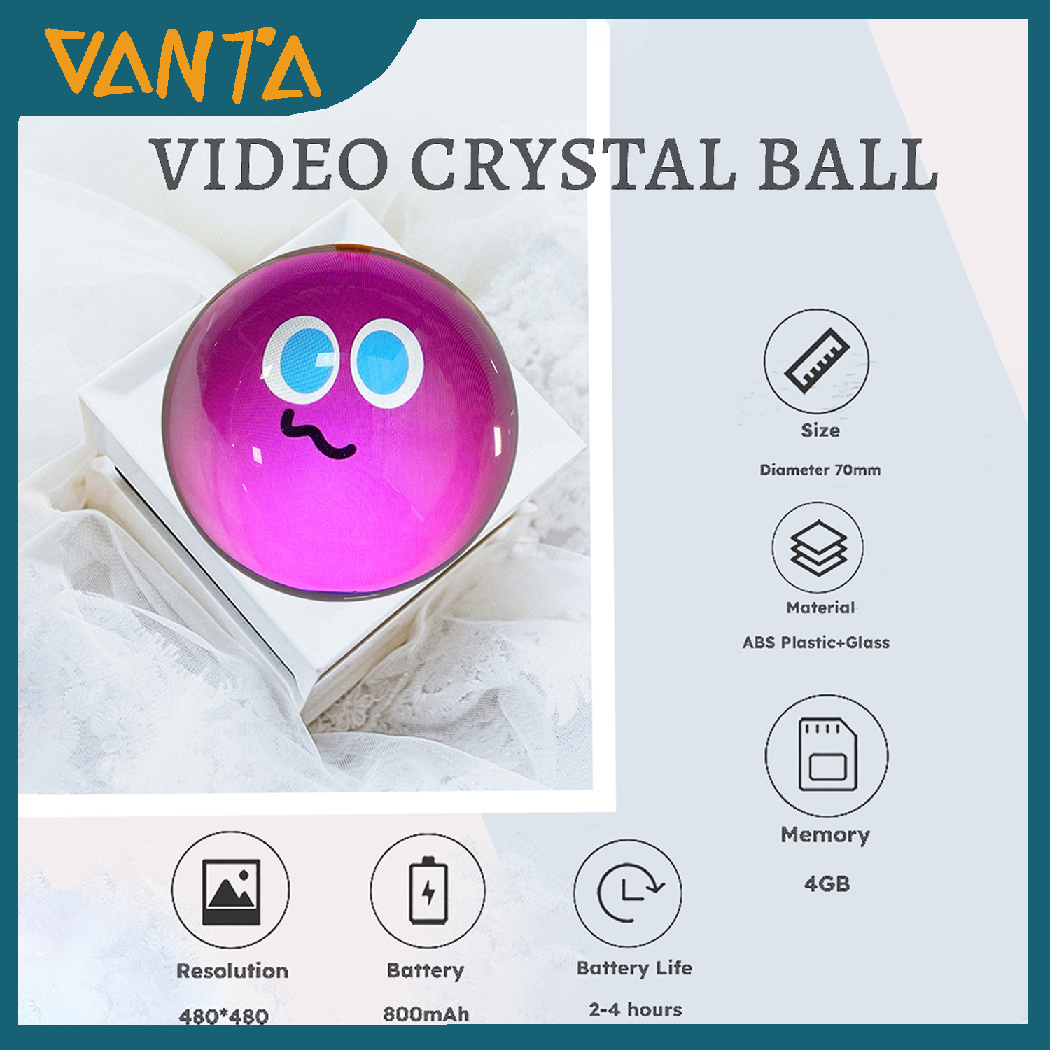 Magic 3D Crystal Ball Electron - Diy Electronics Videos のレビューと価格