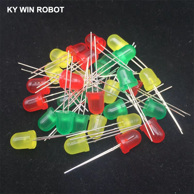 30pcs 8mm LED diode Light Asso - Diy Electronics For Sale のレビューと価格