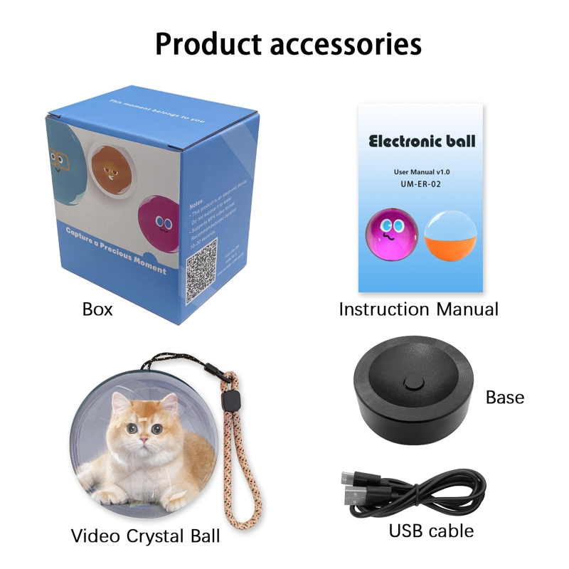 Wifi 3D Crystal Ball Customize - Diy Electronics Videos のレビューと価格