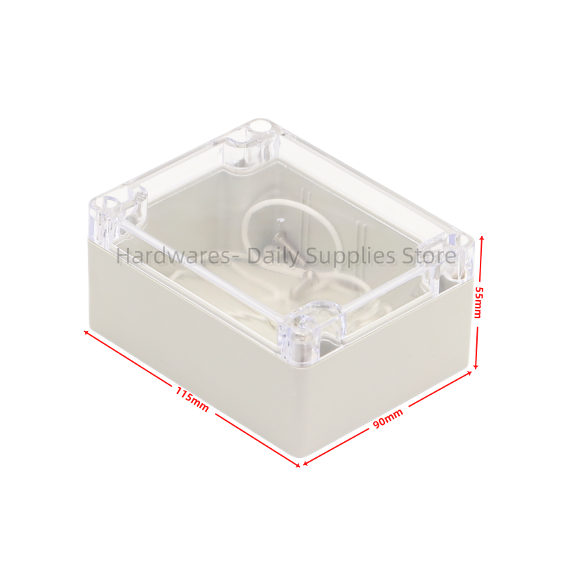 1pc 115x90x55mm Waterproof Pla - Diy Electronics Storage のレビューと価格