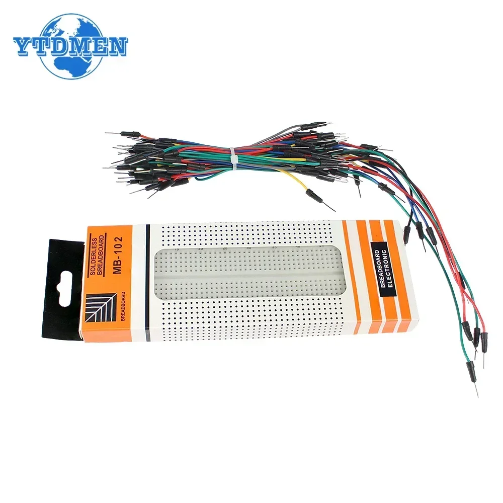 MB-102 Breadboard 400 830 Poin - Diy Electronics Breadboard のレビューと価格