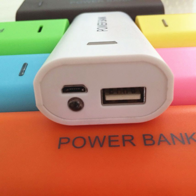 New 5V 5600mAh 2X 18650 USB Po - Diy Electronics Storage のレビューと価格