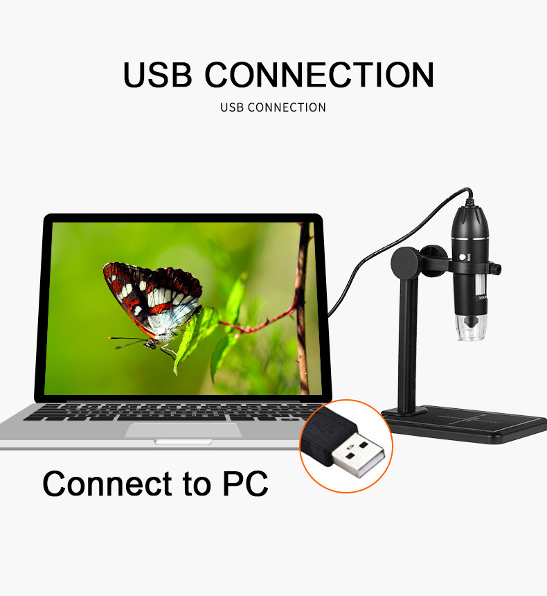 USB Digital Microscope 500X/10 - Diy Electronics Microscope のレビューと価格