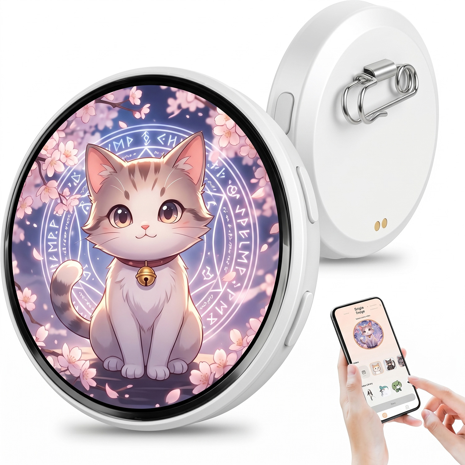 Electronic Badge HD Display Sc - Diy Electronics Videos のレビューと価格