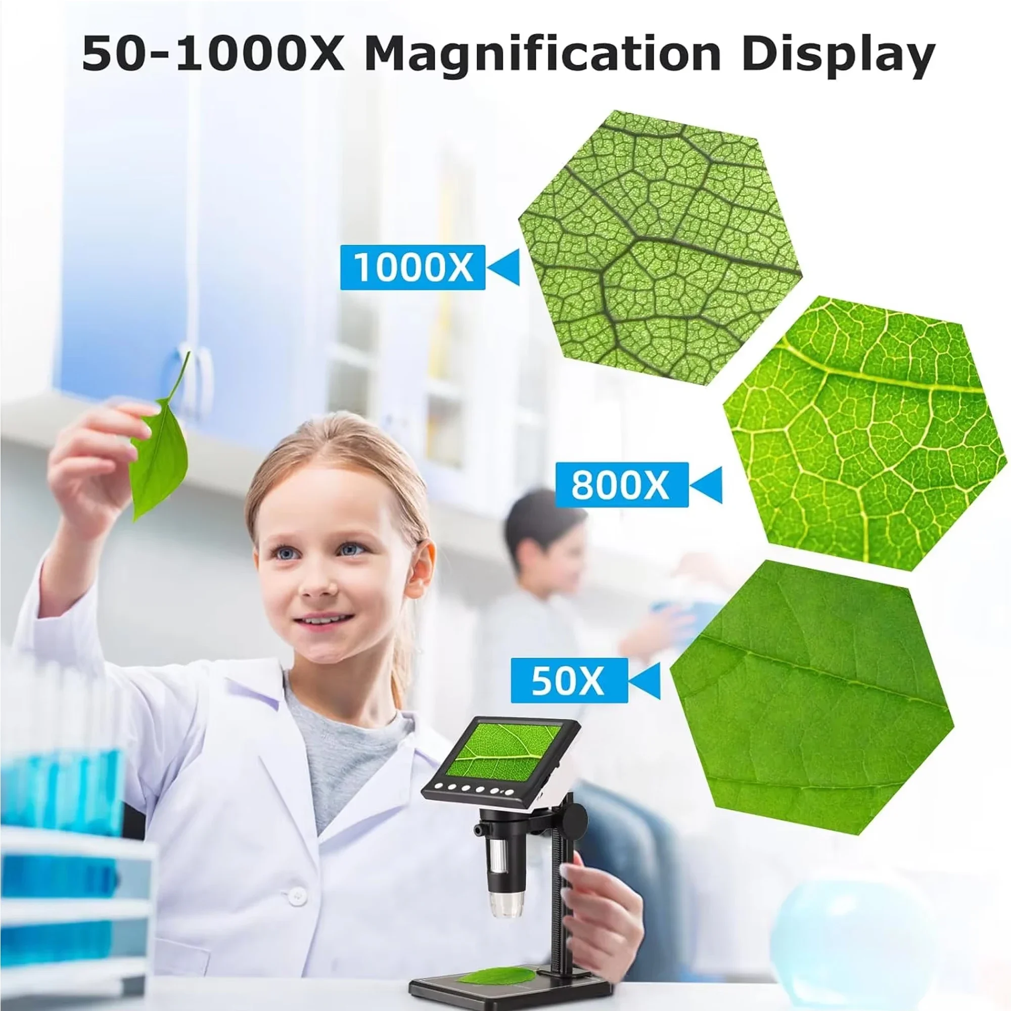 Inspection Microscope 1000x Ma - Diy Electronics Microscope のレビューと価格