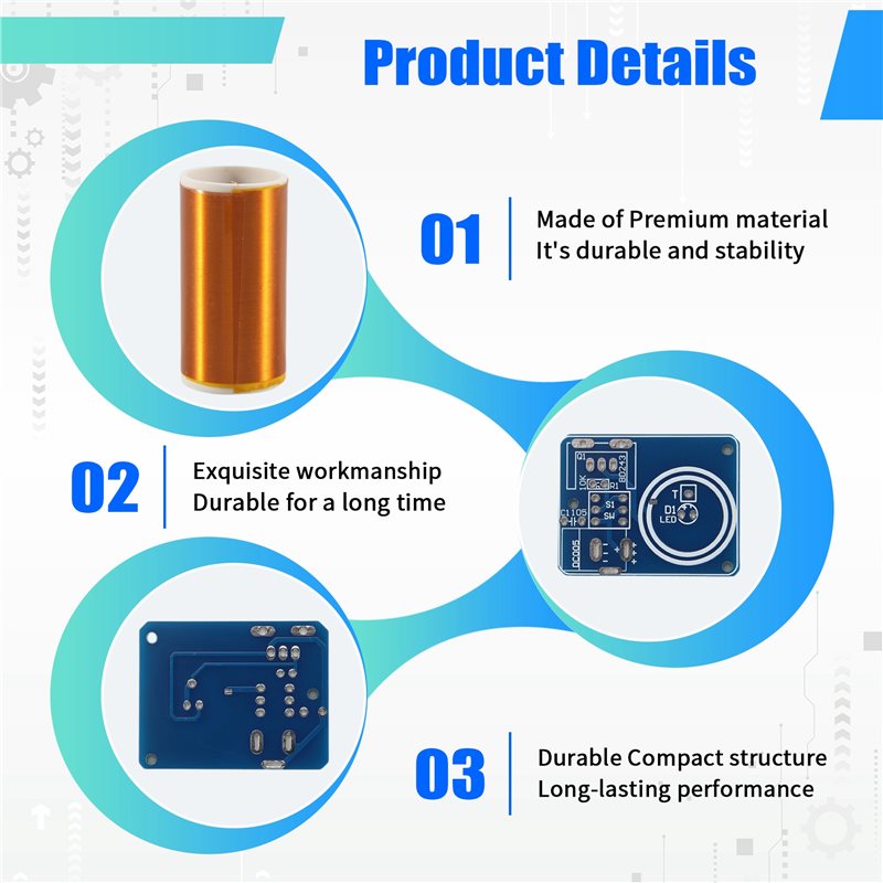 BD243 Mini For Tesla Coil Kit  - Diy Electronic Modules のレビューと価格