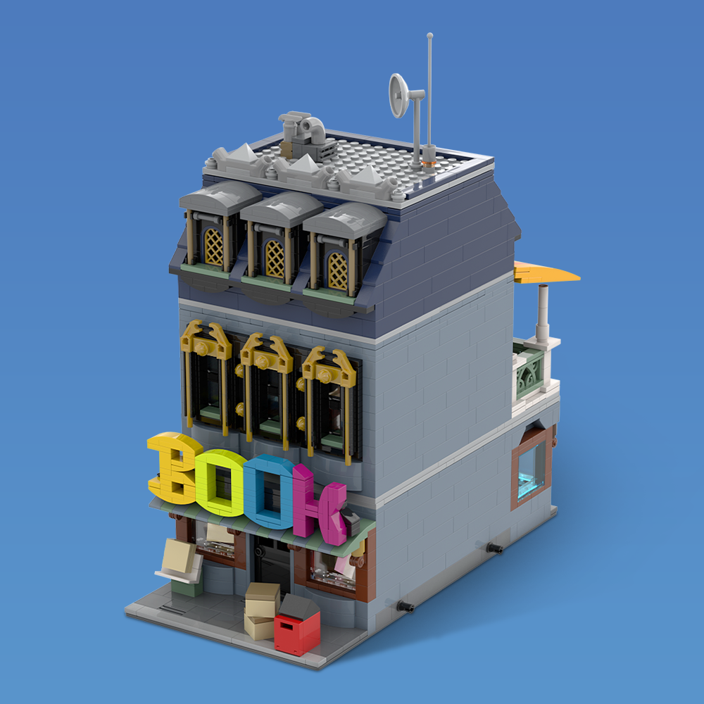 Gobricks MOC Little Bookshop B - Diy Electronics Market のレビューと価格