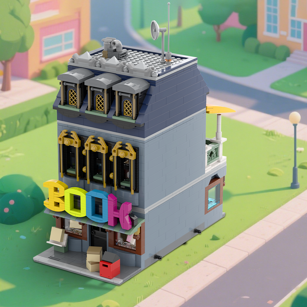 Gobricks MOC Little Bookshop B - Diy Electronics Market のレビューと価格