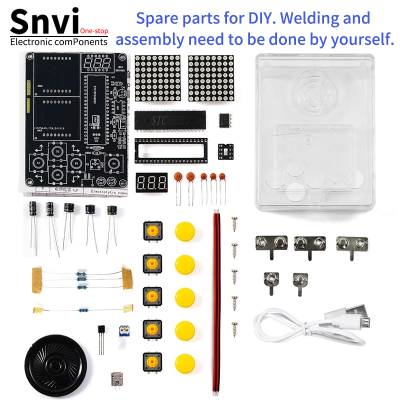 Snvi DIY Pixel Game Console Ki - Diy Box Electronics Mall のレビューと価格