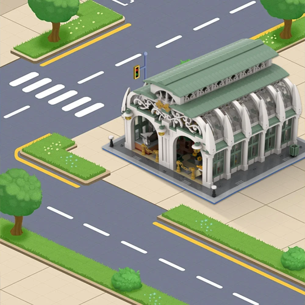 MOC City Market Hall Architect - Diy Electronics Market のレビューと価格