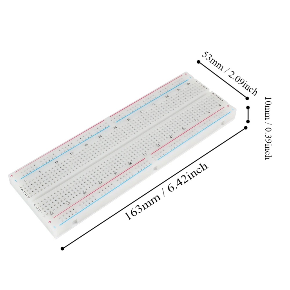 400 830 Point Breadboard Kit W - Diy Electronics Breadboard のレビューと価格